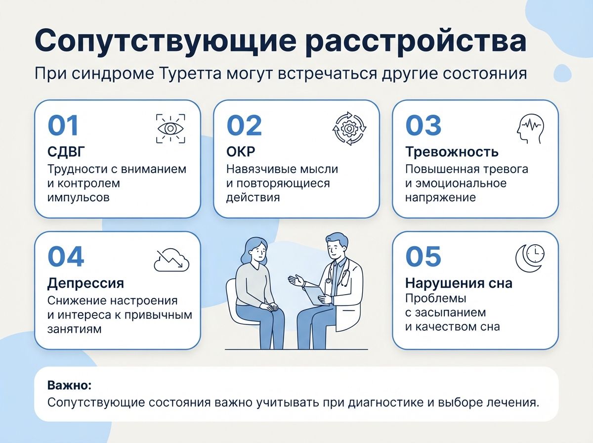Лечение синдрома Туретта в Ухте инфографика