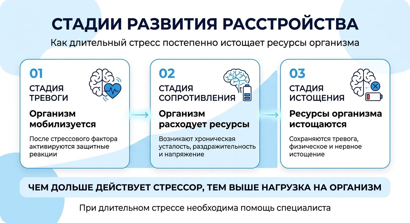 Лечение стресса в Ухте инфографика